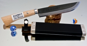 Туристический нож Senkichi Japanese Nata Knife 180мм, арт. JNK-1 - Магазин Японских кухонных туристических ножей VIP-HoReCa