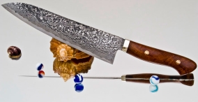 Кухонный нож Mr. Tanaka, серия R2, Gyuto 240мм, арт. T-R2-5 - Магазин Японских кухонных туристических ножей VIP-HoReCa