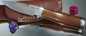 Нож с фиксированным клинком Hattori Pres. Master Hunter I, ATS-34, 90мм, арт. H-101 - Магазин Японских кухонных туристических ножей VIP-HoReCa