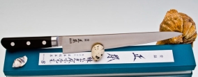Кухонный нож Masamoto, серия HC, Sujihiki 240мм, арт. HC-5424 - Магазин Японских кухонных туристических ножей VIP-HoReCa