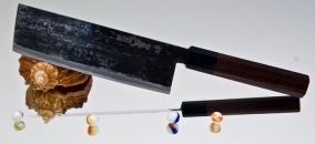 Кухонный нож Takeda, серия HOCHO NAS, Nakiri 170мм, арт. TA-09N - Магазин Японских кухонных туристических ножей VIP-HoReCa