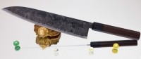 Кухонный нож Takeda, серия HOCHO AS, Sasanoha 300мм (Special Large), арт. TA-28 - Магазин Японских кухонных туристических ножей VIP-HoReCa