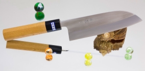 Кухонный нож Gihei-hamono, серия ZDP-189 (японская ручка), Santoku 165мм, арт. GZD-S16J - Магазин Японских кухонных туристических ножей VIP-HoReCa