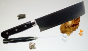 Кухонный нож Ryusen Hamono, серия Blazen, Nakiri 165мм, арт. BZ-108 - Магазин Японских кухонных туристических ножей VIP-HoReCa