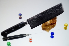 Кухонный нож Ryusen Hamono, серия Bonten-Unryu, Nakiri 165мм, арт. BU-108 - Магазин Японских кухонных туристических ножей VIP-HoReCa