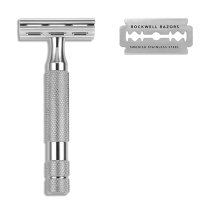 Бритва т-образная Rockwell, модель 2C, White Chrome, арт. RR-2C-WC - Магазин Японских кухонных туристических ножей VIP-HoReCa