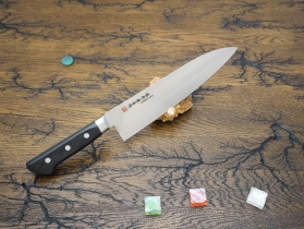 Кухонный нож Fujiwara Kanefusa, серия FKM, Western Deba 210мм (односторонний), арт. FKM-13 - Магазин Японских кухонных туристических ножей VIP-HoReCa