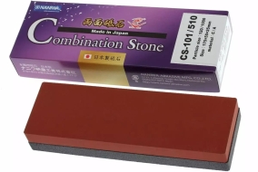 Водный камень Naniwa, серия Combination Stone, 120/1000 грит, 175x55x13мм / 175x55x12мм, арт. CS-101/510 - Магазин Японских кухонных туристических ножей VIP-HoReCa