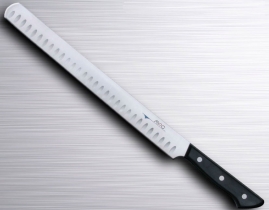 Кухонный нож MAC, серия Chef, Slicer With Dimples 325мм (с проточкой), арт. SSL-130 - Магазин Японских кухонных туристических ножей VIP-HoReCa