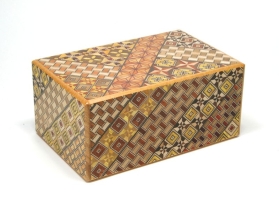 Японская коробка с секретом (Japan Puzzle Box) Yosegi 150x95X64мм, 10 шагов, арт. NSZ-PB-010 - Магазин Японских кухонных туристических ножей VIP-HoReCa