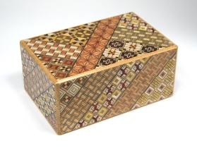 Японская коробка с секретом (Japan Puzzle Box) Yosegi 150x95X64мм, 21 шаг, арт. NSZ-PB-011 - Магазин Японских кухонных туристических ножей VIP-HoReCa