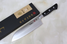 Кухонный нож Hattori, серия 傘 SAN Limited Edition (сер. № 18/20), VG-10, Santoku 170мм, арт. SAN-2 - Магазин Японских кухонных туристических ножей VIP-HoReCa