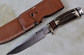 Нож с фиксированным клинком Hattori 傘 SAN Limited Edition, Wild Hunter III Basic (сер. № 8/15), AUS-8, 143мм, арт. SAN-12 - Магазин Японских кухонных туристических ножей VIP-HoReCa