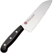 Кухонный нож Shimomura, серия Kenmizaki Satomi, Santoku 165мм, арт. KZ-BJB - Магазин Японских кухонных туристических ножей VIP-HoReCa
