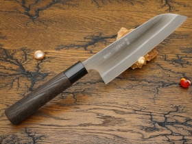Кухонный нож Kajibee, серия Aogami Regular, Santoku 165мм, арт. KJB-B2-ST-165 - Магазин Японских кухонных туристических ножей VIP-HoReCa