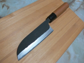 Кухонный нож Shigefusa, серия Kurouchi, Santoku 180мм, арт. Shigefusa_10 - Магазин Японских кухонных туристических ножей VIP-HoReCa