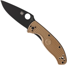 Складной нож Spyderco, серия Tenacious, Brown FRN Handles, 8Cr13MoV, Black Blade, Plain, арт. C122PTNBK - Магазин Японских кухонных туристических ножей VIP-HoReCa