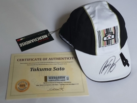 Кепка с автографом TAKUMA SATO (Пилот формулы-1 от команды Honda, Япония), арт. JP-Kep - Магазин Японских кухонных туристических ножей VIP-HoReCa