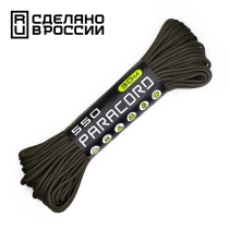 Паракорд Cord 550 (Paracord Cord 550), Army green (Зеленый армейский), 30м., арт. Cord_57071 - Магазин Японских кухонных туристических ножей VIP-HoReCa