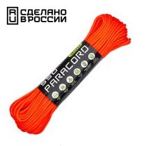 Паракорд Cord 550 (Paracord Cord 550), Neon Orange (Оранжевый неон), 30м., арт. Cord_57194 - Магазин Японских кухонных туристических ножей VIP-HoReCa