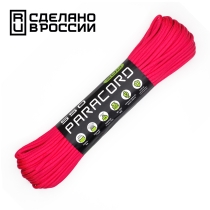 Паракорд Cord 550 (Paracord Cord 550), Neon pink (Розовый неон), 30м., арт. Cord_57217 - Магазин Японских кухонных туристических ножей VIP-HoReCa
