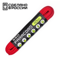 Паракорд Cord 550 (Paracord Cord 550), Red (Красный), 10м., арт. Cord_56906 - Магазин Японских кухонных туристических ножей VIP-HoReCa