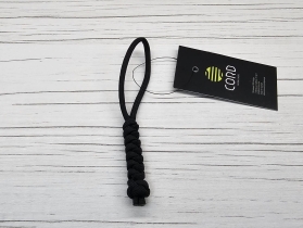 Темляк паракордовый Cord (тип2), Black (Черный), арт. Cord_61559 - Магазин Японских кухонных туристических ножей VIP-HoReCa