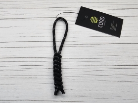 Темляк паракордовый световозвращающий Cord (тип1), Black (Черный), арт. Cord_61634 - Магазин Японских кухонных туристических ножей VIP-HoReCa