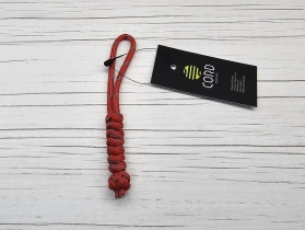 Темляк паракордовый световозвращающий Cord (тип2), Red (Красный), арт. Cord_61757 - Магазин Японских кухонных туристических ножей VIP-HoReCa