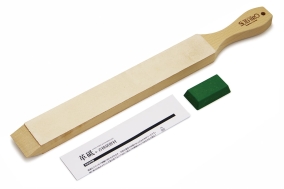 Доска для финишной правки и полировки ножей с пастой Suehiro, 485х50х23мм, арт. KSW-485 - Магазин Японских кухонных туристических ножей VIP-HoReCa
