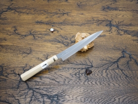 Кухонный нож Fujiwara Kanefusa, серия FKJ, Yanagiba 180мм, White steel, арт. FKJ-8-W - Магазин Японских кухонных туристических ножей VIP-HoReCa