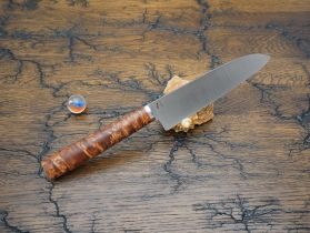 Кухонный нож Damir Safarov, серия Эксклюзив, Santoku 160мм, арт. DS-E-Sa-160/33 - Магазин Японских кухонных туристических ножей VIP-HoReCa