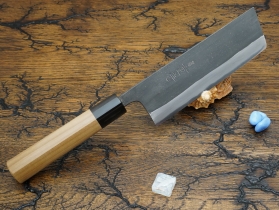 Кухонный нож Shigefusa, серия Kurouchi, Nakiri 170мм, арт. Shigefusa_05_1 - Магазин Японских кухонных туристических ножей VIP-HoReCa