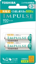 Аккумулятор Toshiba IMPULSE, AA (пальчиковый), 950 mAh, арт. TNH-3LE - Магазин Японских кухонных туристических ножей VIP-HoReCa