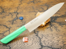Кухонный нож Kanetsugu, серия Color Select, Chef 210мм, Green, арт. 3015-GR - Магазин Японских кухонных туристических ножей VIP-HoReCa
