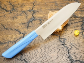 Кухонный нож Kanetsugu, серия Color Select, Santoku 165мм, Blue, арт. 3013-BL - Магазин Японских кухонных туристических ножей VIP-HoReCa