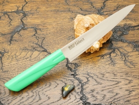 Кухонный нож Kanetsugu, серия Color Select, Petty 150мм, Green, арт. 3012-GR - Магазин Японских кухонных туристических ножей VIP-HoReCa