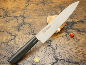Кухонный нож Kanetsugu, серия Color Select, Chef 210мм, Black, арт. 3015-BK - Магазин Японских кухонных туристических ножей VIP-HoReCa