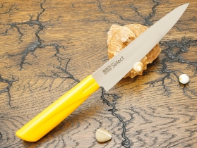 Кухонный нож Kanetsugu, серия Color Select, Petty 150мм, Yellow, арт. 3012-YL - Магазин Японских кухонных туристических ножей VIP-HoReCa