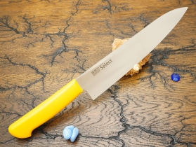 Кухонный нож Kanetsugu, серия Color Select, Chef 240мм, Yellow, арт. 3016-YL - Магазин Японских кухонных туристических ножей VIP-HoReCa