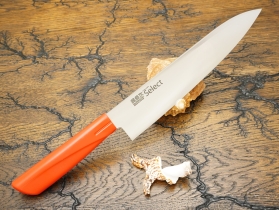 Кухонный нож Kanetsugu, серия Color Select, Chef 210мм, Red, арт. 3015-RE - Магазин Японских кухонных туристических ножей VIP-HoReCa
