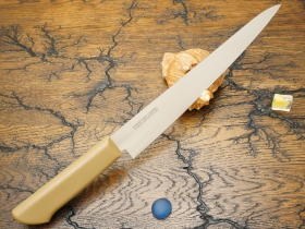 Кухонный нож Kataoka, серия Master Cook, Sujihiki 240мм, Brown, арт. MCSK240B - Магазин Японских кухонных туристических ножей VIP-HoReCa