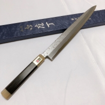 Кухонный нож Yoshikazu (Miwa) Ikeda Honyaki Yanagiba 300мм, арт. EXV-003 - Магазин Японских кухонных туристических ножей VIP-HoReCa