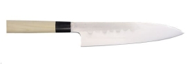Кухонный нож Mizuno Tanrenjo, серия Akitada_Honyaki Shirogami#3, Gyuto 240мм, арт. MTA_H_Gy-240 - Магазин Японских кухонных туристических ножей VIP-HoReCa