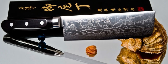 Кухонный нож Hattori, серия HD, Nakiri 170мм, арт. HD-4N
