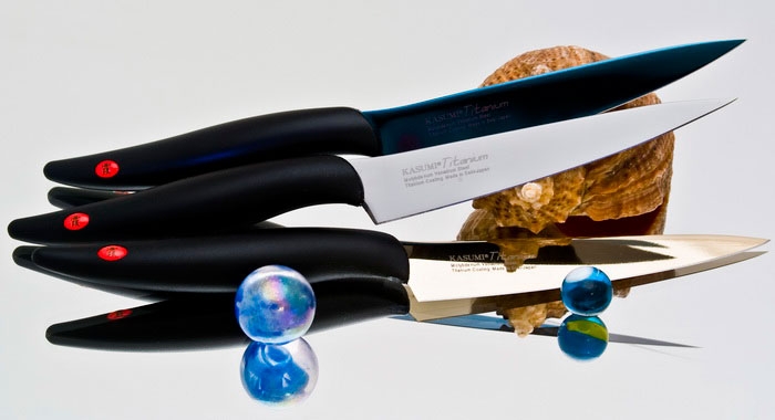 Кухонный нож Kasumi, серия Titan, Petty 120мм, Grey, арт. 22012/GR
