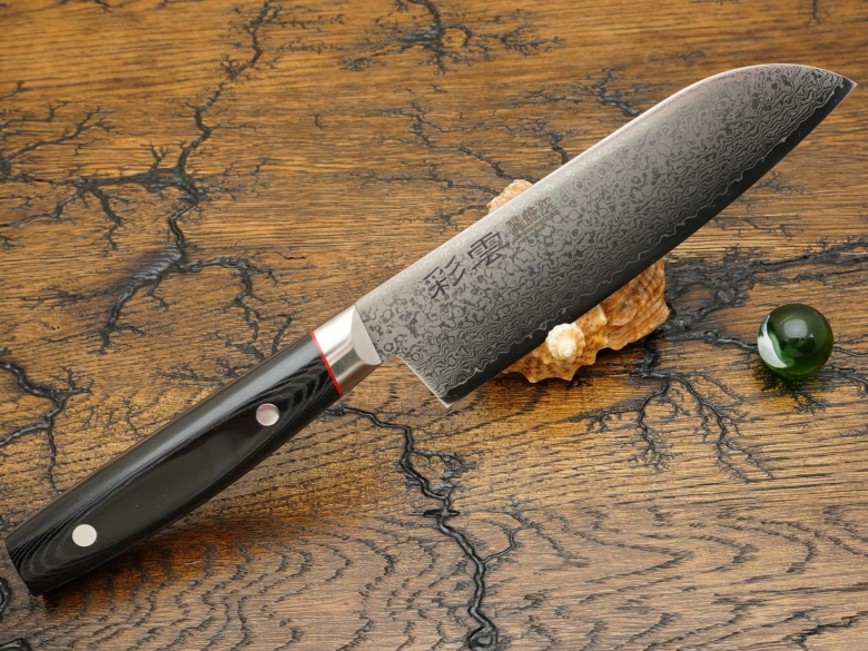 Кухонный нож Kanetsugu, серия Saiun, Santoku 170мм, арт. 9003