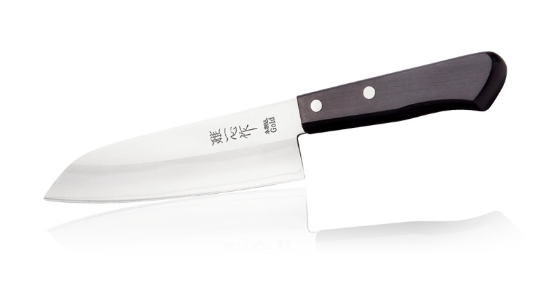 Универсальный широкий овощной нож Kanetsugu Special Santoku 170mm. 3003