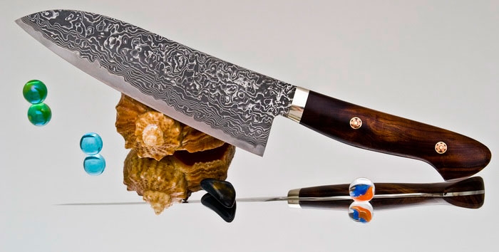 Кухонный нож Mr. Tanaka, серия R2, Santoku 170мм, арт. T-R2-3