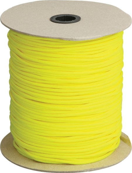 Паракорд 550 (Paracord 550), Neon Yellow (Желтый неон), арт. RG1012S